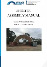 Storage Canopy C4020 Assembly Manual preview