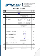 Preview for 6 page of Storage Canopy C4040DTR Assembly Instructions Manual