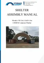 Storage Canopy C4040S Assembly Manual preview