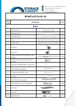 Preview for 6 page of Storage Canopy C4060R Assembly Instructions Manual