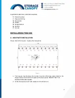 Предварительный просмотр 6 страницы Storage Canopy DT Container shelter Assembly Manual