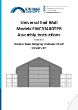 Preview for 1 page of Storage Canopy EWC3340DTPR Assembly Instructions Manual