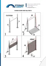 Preview for 10 page of Storage Canopy EWC3340DTPR Assembly Instructions Manual