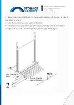 Preview for 12 page of Storage Canopy EWC3340DTPR Assembly Instructions Manual