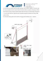 Preview for 13 page of Storage Canopy EWC3340DTPR Assembly Instructions Manual