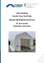 Preview for 1 page of Storage Canopy FB204016DP Assembly Instructions Manual