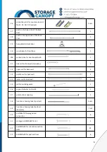 Preview for 6 page of Storage Canopy FB204016DP Assembly Instructions Manual