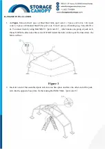 Предварительный просмотр 6 страницы Storage Canopy Two Car Garage Shelter Assembly Manual