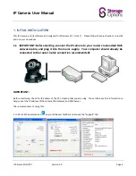 Preview for 4 page of Storage Options IP Night/Day Camera User Manual