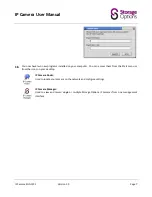 Preview for 7 page of Storage Options IP Night/Day Camera User Manual