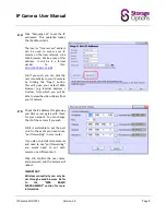 Preview for 9 page of Storage Options IP Night/Day Camera User Manual