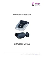 Storage Options SD DVR Instruction Manual preview