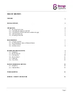 Preview for 3 page of Storage Options SD DVR Instruction Manual