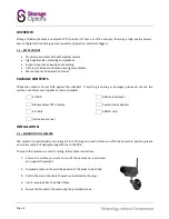 Preview for 4 page of Storage Options Wireless CCTV Starter Kit User Manual