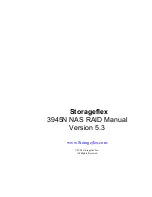 Storageflex NAS RAID 3945N Manual preview