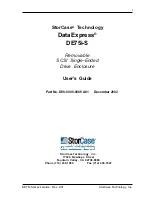 Preview for 2 page of StorCase DE75i-S User Manual