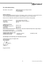 Preview for 25 page of Storch 225 FUEL Manual