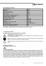 Preview for 27 page of Storch 225 FUEL Manual