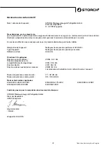 Preview for 37 page of Storch 225 FUEL Manual