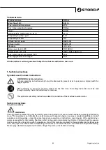 Preview for 51 page of Storch 225 FUEL Manual