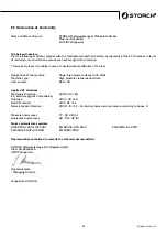 Preview for 61 page of Storch 225 FUEL Manual