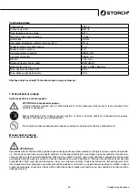 Preview for 63 page of Storch 225 FUEL Manual