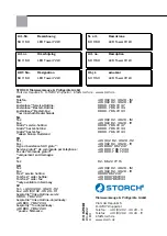 Предварительный просмотр 32 страницы Storch 601160 Manual