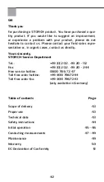 Preview for 42 page of Storch Contact Check Manual