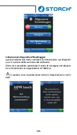 Preview for 105 page of Storch HPM touch pro Manual