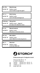 Предварительный просмотр 148 страницы Storch ProDist smart Manual