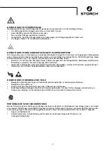 Preview for 5 page of Storch SL 1500 Manual