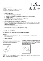 Preview for 19 page of Storch SL 1500 Manual