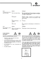 Preview for 47 page of Storch SL 1500 Manual