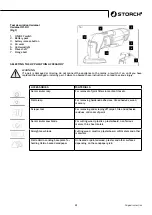 Предварительный просмотр 81 страницы Storch Variotool 620020 Manual