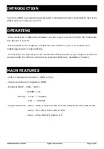 Preview for 3 page of Storex AivX-372HD Quick Start Manual