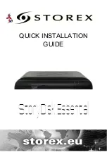 Preview for 1 page of Storex StoryDisk Essential Quick Installation Manual