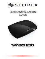 Storex TwinBox 230 Quick Installation Manual preview