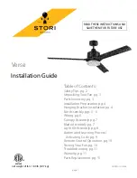 Предварительный просмотр 1 страницы stori Verse Installation Manual