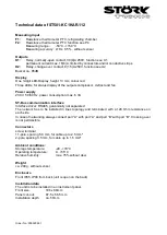 Preview for 29 page of STORK TRONIC ST......112 Series Wiring Diagram