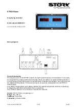 STORK TRONIC ST552 Glass Manual предпросмотр