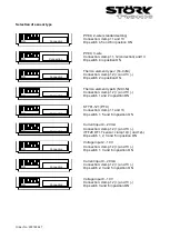 Preview for 11 page of STORK TRONIC ST72-31.03 Manual