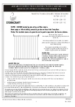 Storkcraft 01740-121-YZ Assembly Instructions Manual предпросмотр