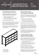 Storkcraft 03666-40 - AC Assembly Instructions Manual preview