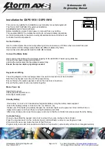 Предварительный просмотр 4 страницы Storm AXS Strikemaster ES Engineering Manual