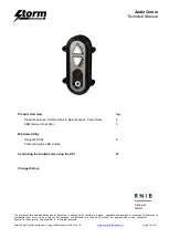 Preview for 1 page of Storm Interface AT02-43001 Technical Manual