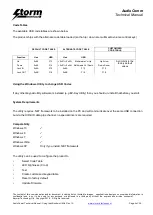 Preview for 5 page of Storm Interface AT02-43001 Technical Manual