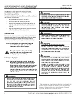 Preview for 4 page of Storm Surge SS14CW Operator'S Manual