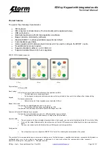 Preview for 2 page of Storm EZ-Key Technical Manual