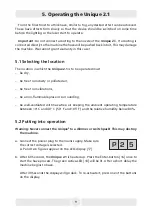 Preview for 10 page of Storm UNIQUE 2.1 Operating Manual