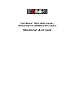 StormRed AirTrack User Manual preview